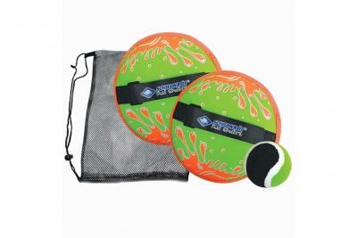 Catchball set : disques en n&eacute;opr&egrave;ne jeux d'exterieur