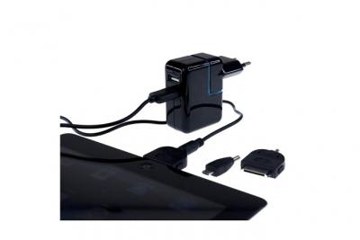 Bluestork BS-PW-2TAB Chargeur secteur universel pour 2 tablettes - Noir