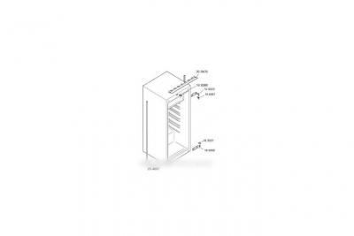 Charni&egrave;re inferieure pour r&eacute;frig&eacute;rateur Bosch b/s/h