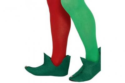 Chaussures d'elfe feutrine avec semelle et grelot