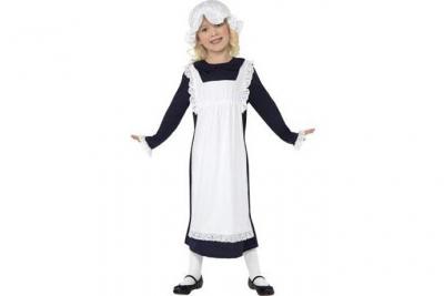Victorian Poor Girl Costume, Female Large Age 10-12
