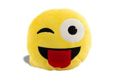 Ebiz Coussin Smiley clin d'&oelig;il Oreiller