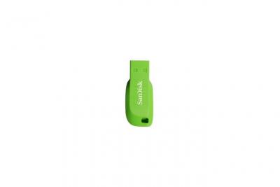 SanDisk Cruzer Blade - Cl&eacute; USB - 16 Go - USB 2.0 - vert &eacute;lectrique