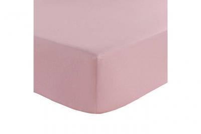 Vision - Drap housse Rose - 200x200cm - 100% coton
