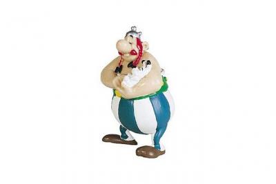 Figurine- Obelix Tenant Idefix 