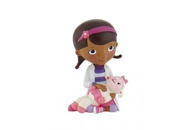 BULLY - Figurine Docteur La Peluche et Caline - Disney - 6 cm