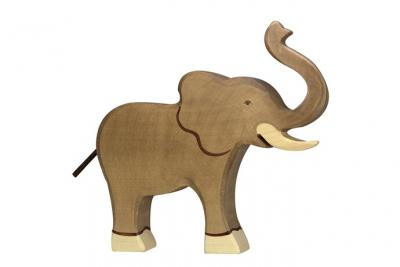 Figurine en bois El&eacute;phant HOLZTIGER 