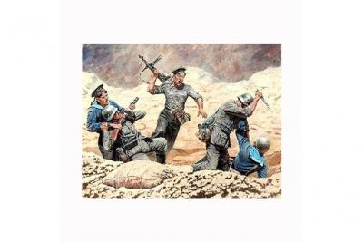 Soviet Marines And German Infantry,handt - 1:35e - Master Box Ltd. 