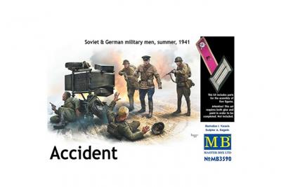 Accident. Soviet & German Military Men, - 1:32e - Master Box Ltd. 