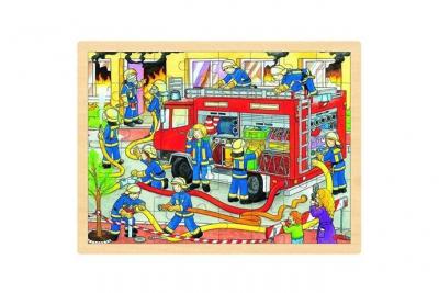 Goki Puzzle: Lutte Contre L'incendie 48-Piece