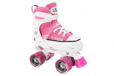 Hudora Roller Skate - Patins &agrave; Roulettes - Rose - Taille 36-39
