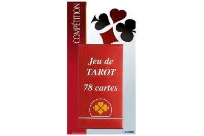 Cartes &Agrave; Jouer Comp&eacute;tition Tarot 78 Cartes, Dos &Eacute;cossais Ax&eacute; - Sous Blister