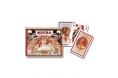 Coffret de 2 jeux de cartes MUCHA DREAMS PIATNIK Multicolore