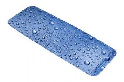 Kleine wolke 5313769001 bubble tapis de bain antid&eacute;rapant bleu 36 x 92 cm