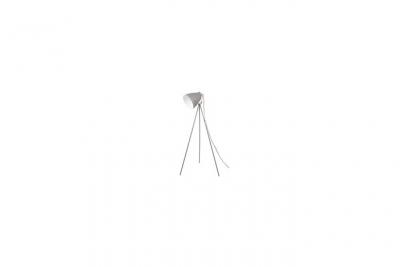 Lampadaire abat jour gris et cuivre mingle