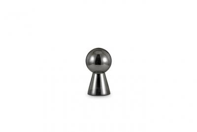 Ideal lux birillo - petite lampe de table &agrave; 1 ampoule smokey grey, e27