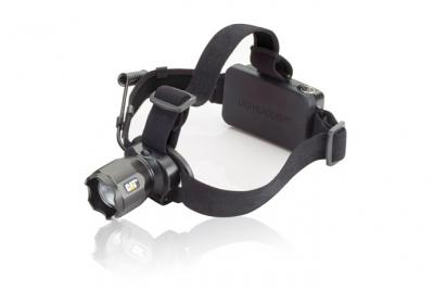 Lampe frontale Ampoule LED CAT &agrave; batterie 350 g 10 h noir