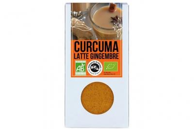 Aromandise Curcuma latte au gingembre bio - Etui 60g