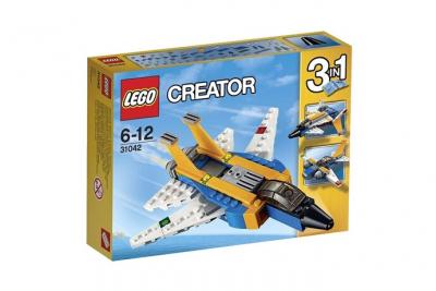 Lego L' avion &agrave; r&eacute;action - 31042