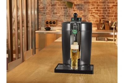 Krups machine distributeur de bi&egrave;re tireuse de 5L 61W gris noir