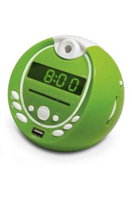 Metronic Radio r&eacute;veil MP3 Gulli - 477017 - Vert