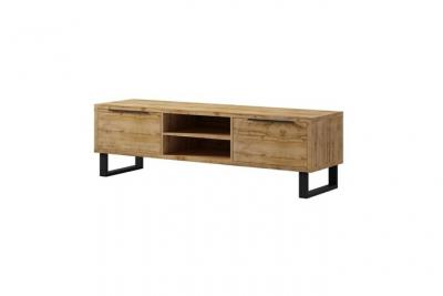 Meuble tv xl 180cm collection milo. Coloris ch&ecirc;ne. Style design.