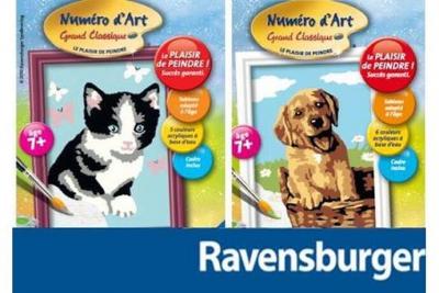 Mini coffret Num&eacute;ro d'Art Ravensburger Mod&egrave;le al&eacute;atoire