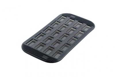 Moule pour 20 mini-financiers en silicone - Mastrad - Gris - Silicone