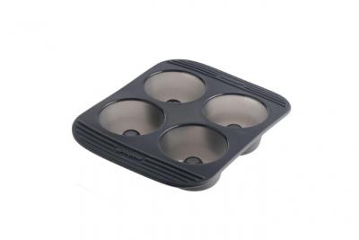Moule pour 4 babas en silicone - Mastrad - Gris - Silicone