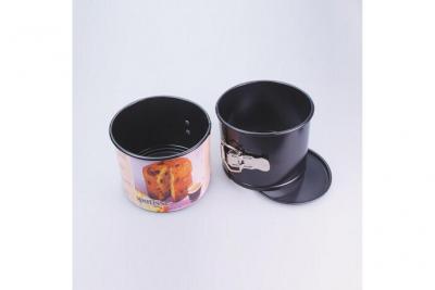 Moule &agrave; charni&egrave;re &agrave; bord haut en aluminium anti adh&eacute;sif - 12cm