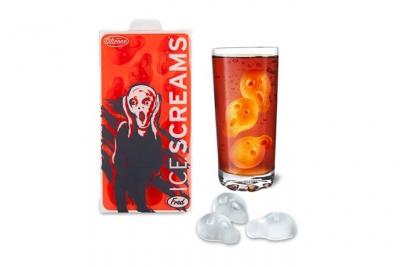 Moule Bac &Agrave; Gla&ccedil;on Et Chocolat En Visage De Scream Fantomes