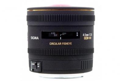 Objectif 4.5mm f/2.8 fisheye dc ex hsm compatible avec nikon