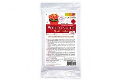 P&acirc;te &agrave; sucre Rouge pour modeler pour g&acirc;teaux Scrapcooking 300g