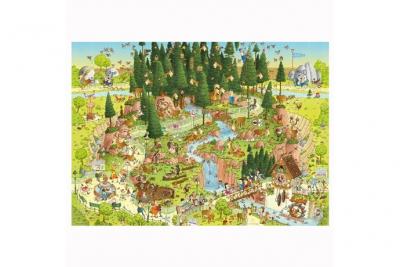 Black Forest Habitat 1000 Piece Marino Degano Funky Zoo Jigsaw Puzzle