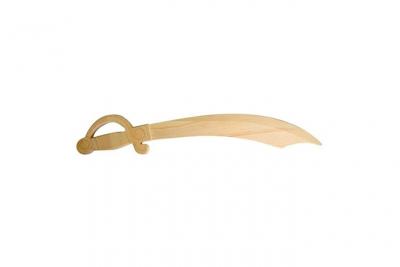 Sabre de pirate en bois 55 cm - Artemio - couleur variant