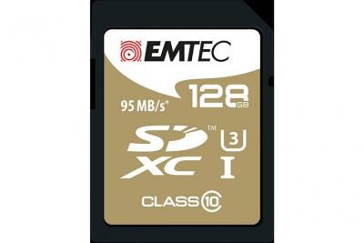 Emtec Carte SD SDXC (CLASS10) Speedin + Blister de Cartes 128 Go