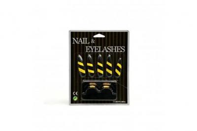 Atosa - 7637 - Set Ongles Et Faux Cils Dessin Abeille