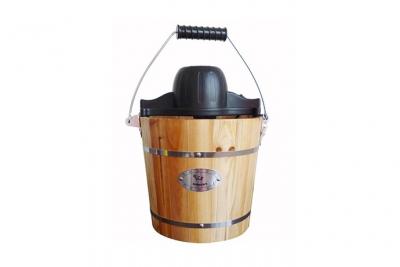 Vente-Unique Sorbeti&egrave;re &eacute;lectrique GIVRETO en bois 3.5 L