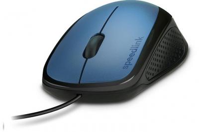 SPEEDLINK KAPPA Mouse - Souris - pour droitiers - optique - 3 boutons - filaire - USB - bleu 