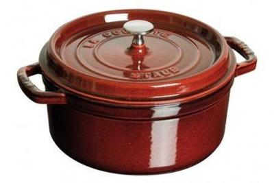 Cocotte Fonte Emaill&eacute;e Ronde Grenadine 26cm - 5L