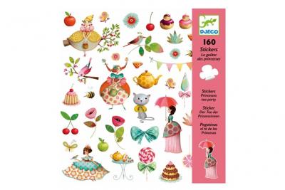 Djeco - DJ08884 - 160 Stickers Le Gouter Des Princesses - Multicolore