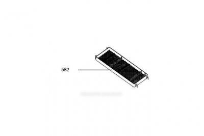 Support gris fonc&eacute; complet pour lave vaisselle arthur martin electrolux faure 