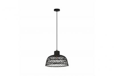 Ausnby plafonnier dome suspension noir