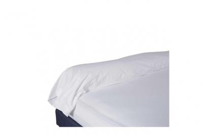 Terre de Nuit Taie de traversin blanche 100% coton biologique 140 cm
