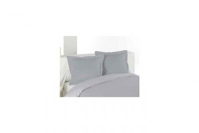 Lovely Casa T14820004 Alicia Taie avec Volant Coton Perle 65 x 65 cm