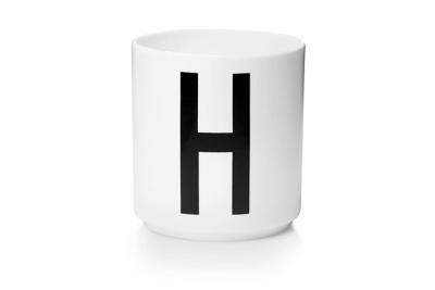 DESIGN LETTERS Tasse en porcelaine Personal  - H - blanc