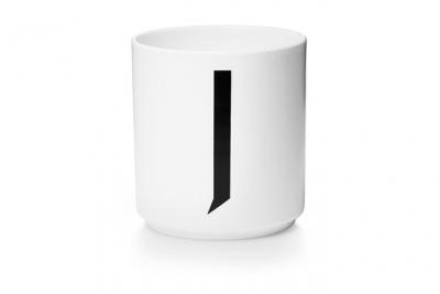 DESIGN LETTERS Tasse en porcelaine Personal  - J - blanc