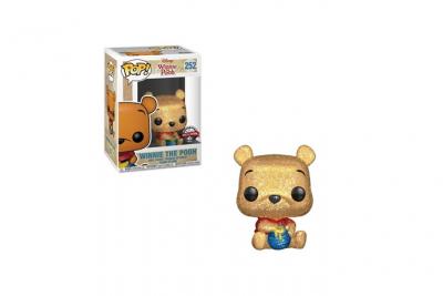 Figurine Disney - Winnie The Pooh Seated Glitter Exclu Pop 10cm