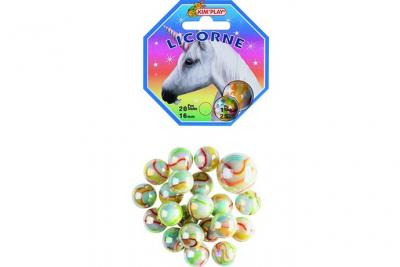 Don Juan-20+1 Billes Licorne, COU500840, Multicolore