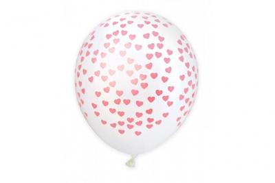 Ballons de baudruche gonflables - Coeur - 6 p. - Scrapcooking Party